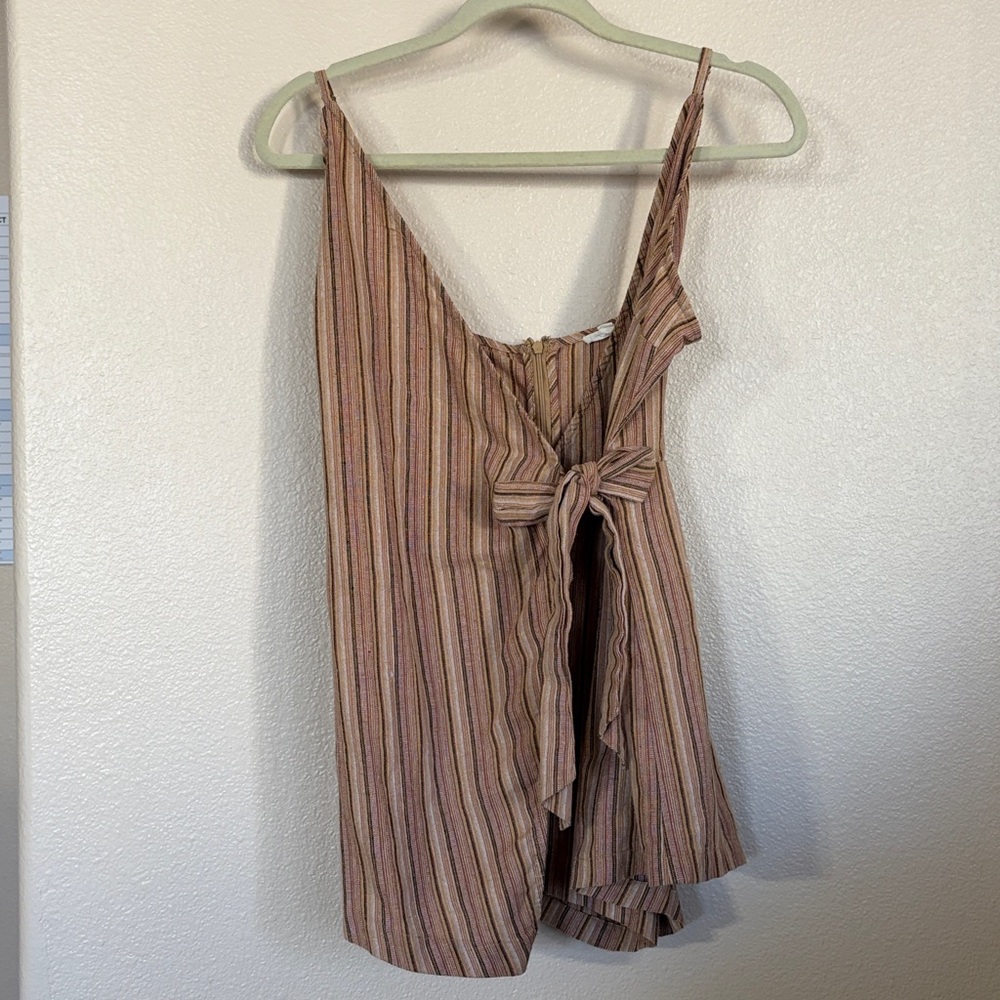 Striped Wrap Romper